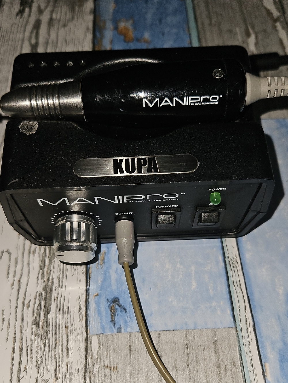 Kupa Original Mani-pro Electric Nail Filing System  Black - DC12V
